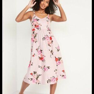 Pink floral Old Navy Dress (L)